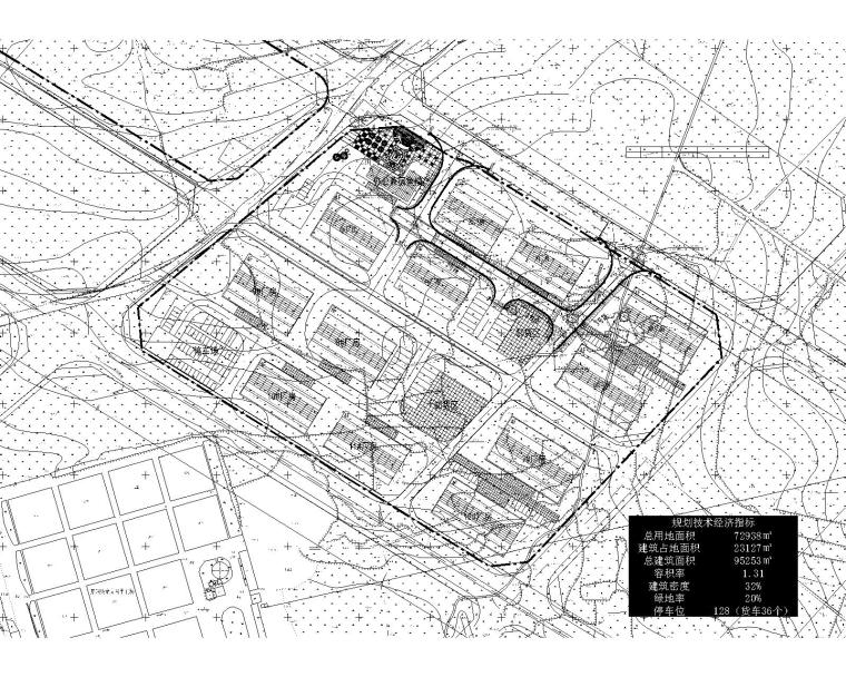 工业园区景观施工图CAD资料下载-[浙江]工业园区医药板块2号厂房景观施工图