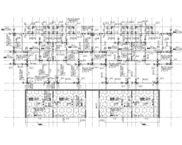 别墅异形结构施工总结资料下载-多层异形柱框架别墅结构施工图