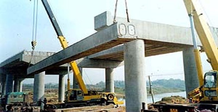 装配式节段桥梁资料下载-装配式桥梁预制安装施工特点