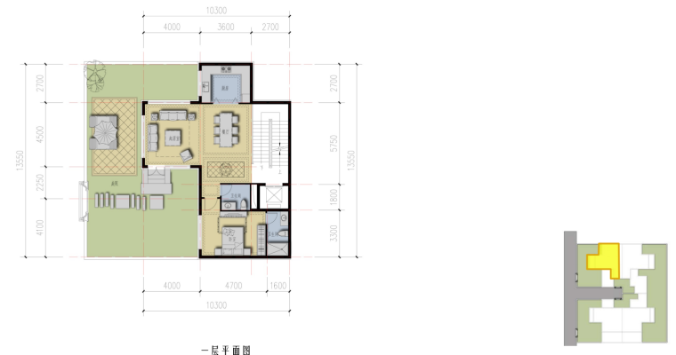 新中式风双拼合院别墅社区建筑方案 (6).png