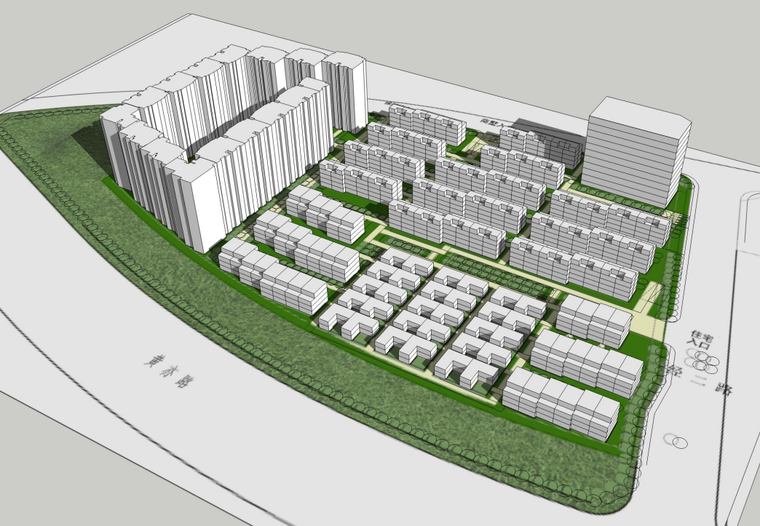 loft高层cad资料下载-[北京]联排+商墅+LOFT+限价房建筑规划设计