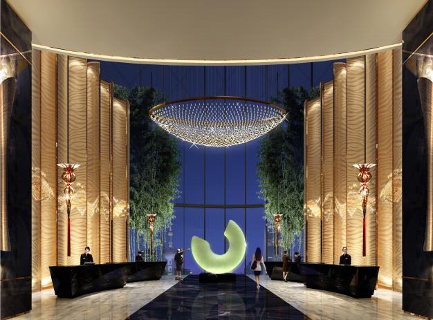 高层商务酒店方案设计资料下载-[上海]超高层商务酒店建筑设计文本PDF