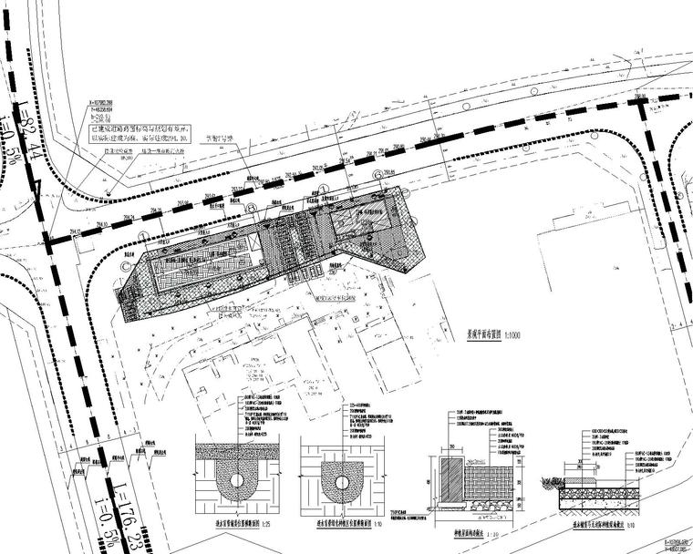 2021年绿色建筑资料下载-[重庆]工业园区绿色公共建筑景观初设图2021