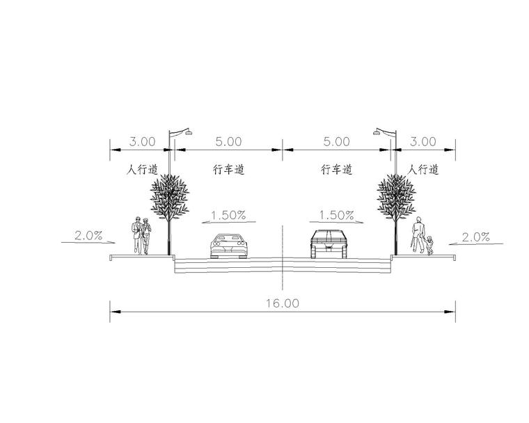 学院景观文本资料下载-[贵州]学院路延伸段道路工程景观施工图