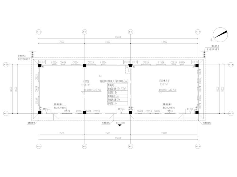 加工用房施工图资料下载-贵州饲料生产加工暖通施工图