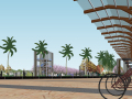 开发区广场景观设计SU模型