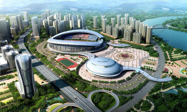 [分享]体育馆 体育中心设计案例效果图