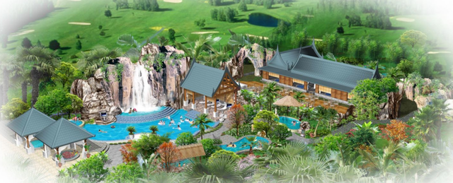 度假区规划案例分析资料下载-现代旅游度假+休闲娱乐高级温泉度假区规划