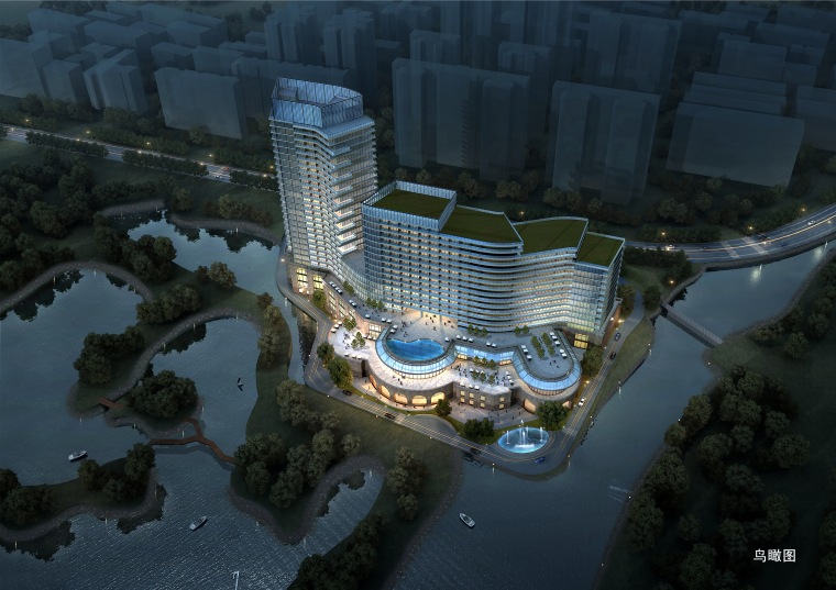 上海高层大型商务酒店资料下载-[江苏]高层大型商务酒店设计文本PDF2018