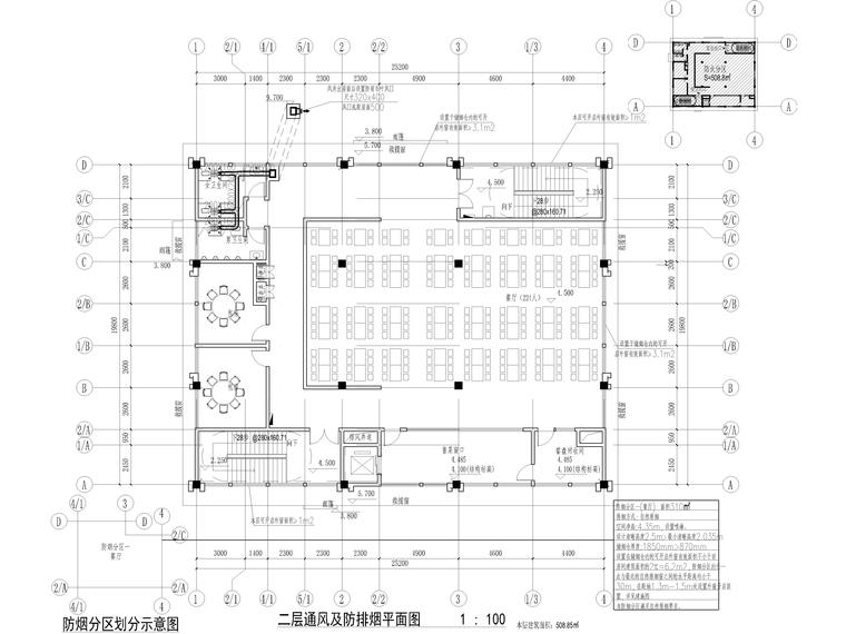 强制隔离戒毒所施工图资料下载-贵州强制隔离戒毒所干警综合楼暖通施工图