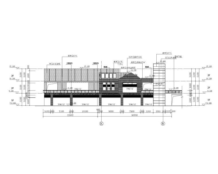 建筑外装饰工程CAD图资料下载-[重庆]高层商业楼内外装装饰施工图CAD2019