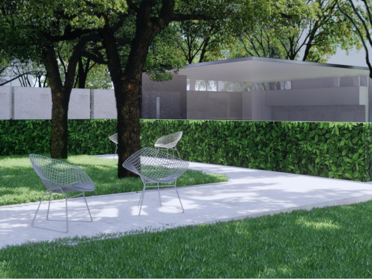 壁纸设计奢华住宅资料下载-现代极简奢华主题住宅景观方案设计2019