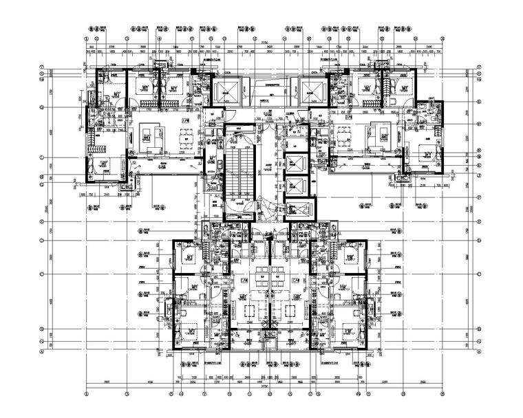 [四川]超高层住宅公建建筑施工图cad2018