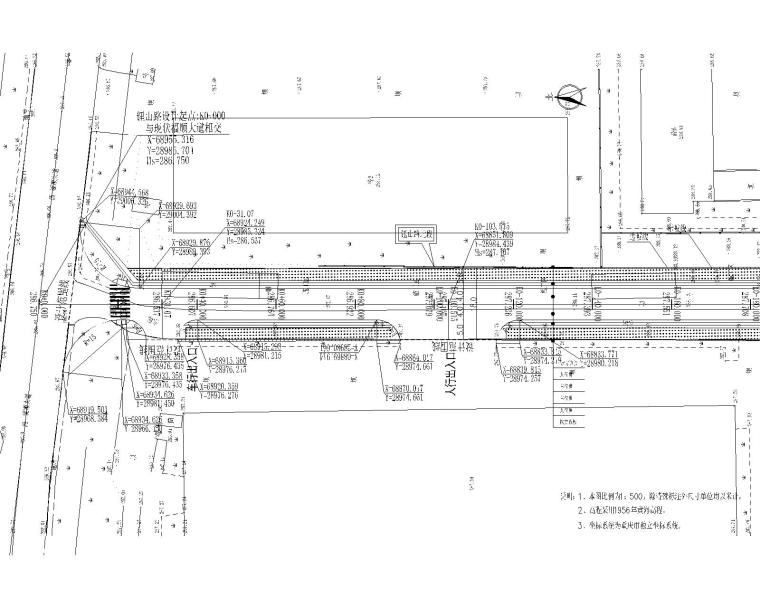 双向十车道道路横断面图资料下载-双向二车道工业园区道路施工图含工程量清单