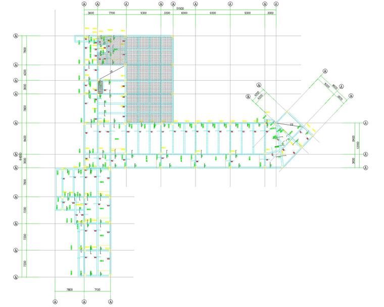 学校建筑结施资料下载-六层框架结构教学办公楼及学校配套建筑结施