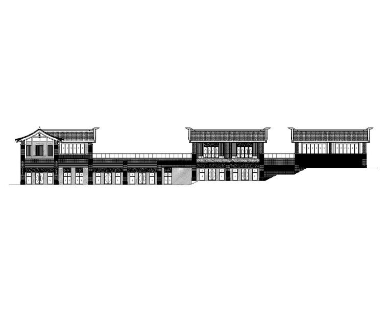 现代民宿酒店建筑资料下载-[贵州]民宿酒店建筑施工图CAD2019