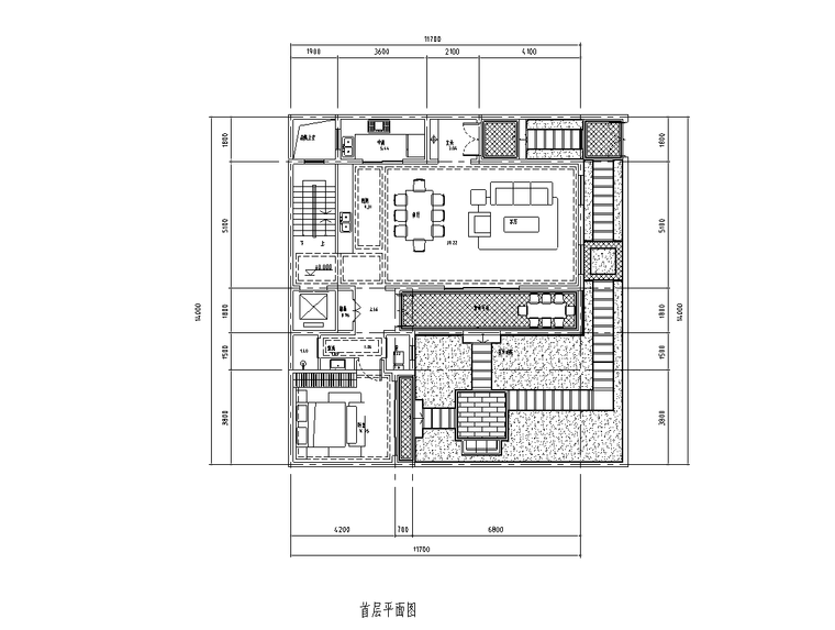 平地别墅小区院墅平面户型图 (5).png