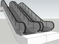 114个室内外旋转楼梯扶梯电梯模型SKP素材