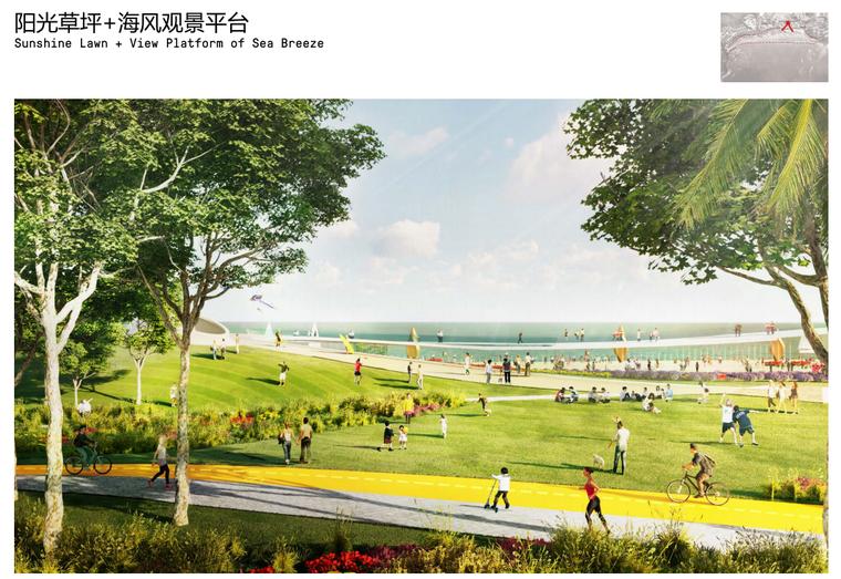 滨海休闲 风光水沙游乐场公园景观设计2019