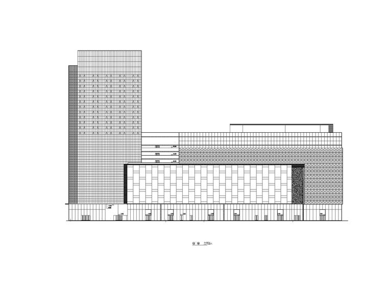 商业综合体CAD施工图资料下载-[武汉]高层商业综合体施工图CAD2020