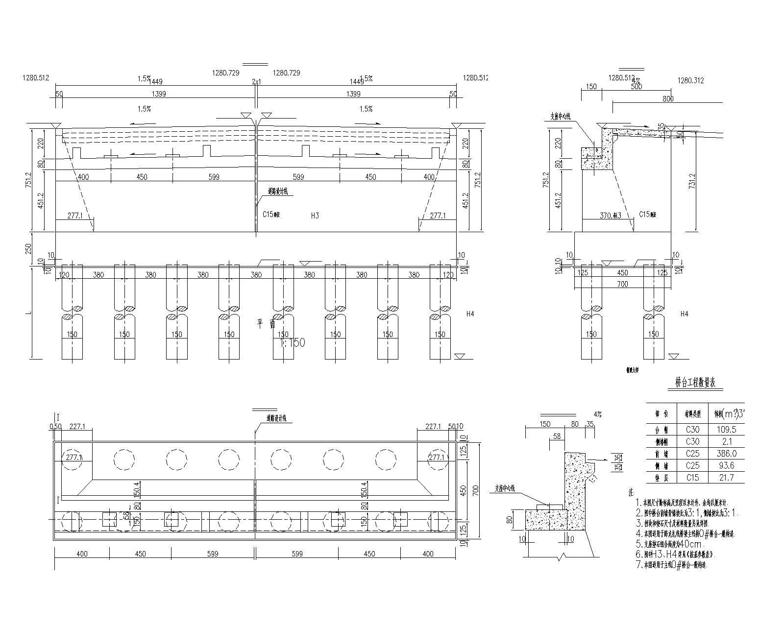 主线桥台一般构造图jpg