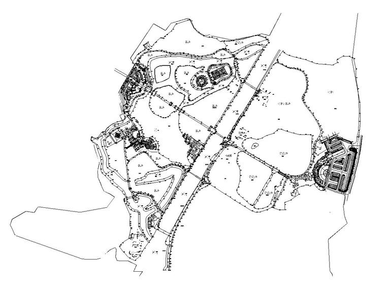 示范园设计资料下载-[湖南]现代示范园建设项目景观施工图2020年