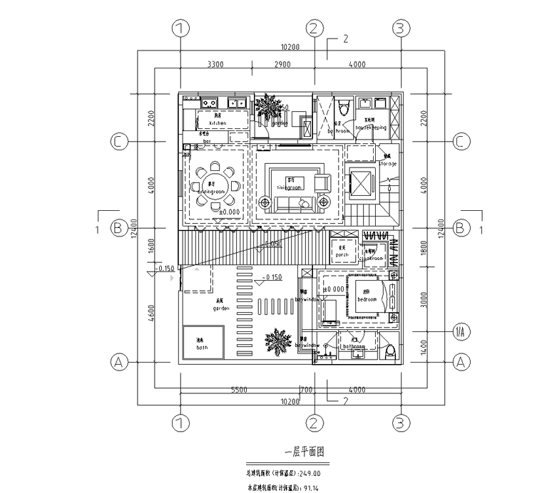 山地大盘新中式别墅小区住宅户型汇总-2020-建筑户型图-筑龙建筑设计