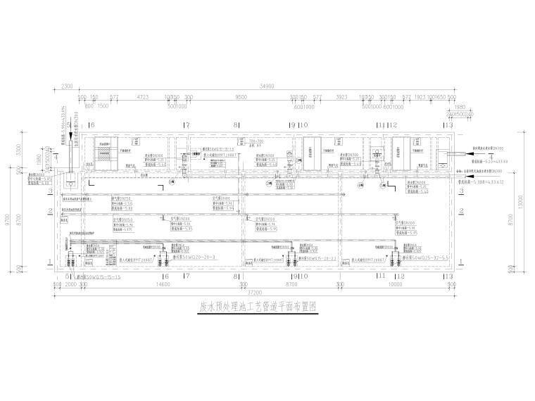 废水预处理池工艺管道平面布置图.jpg