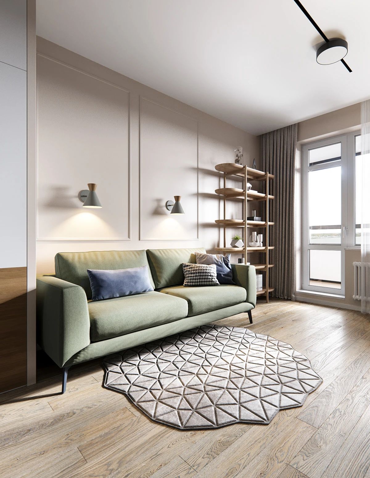 现代温馨色彩的居住空间-家装住宅装修设计案例-筑龙室内设计论坛