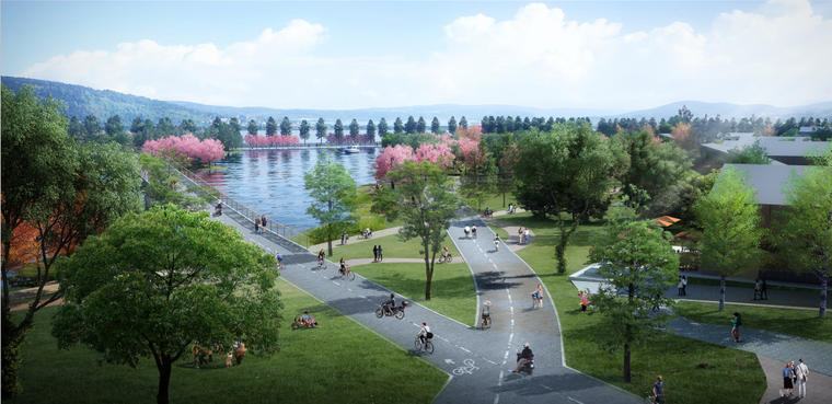 生态活力休闲旅游滨河公园景观概念设计