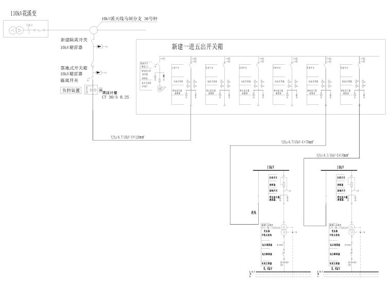 文化产业园概念设计资料下载-贵州文化产业园路段强电施工图2020