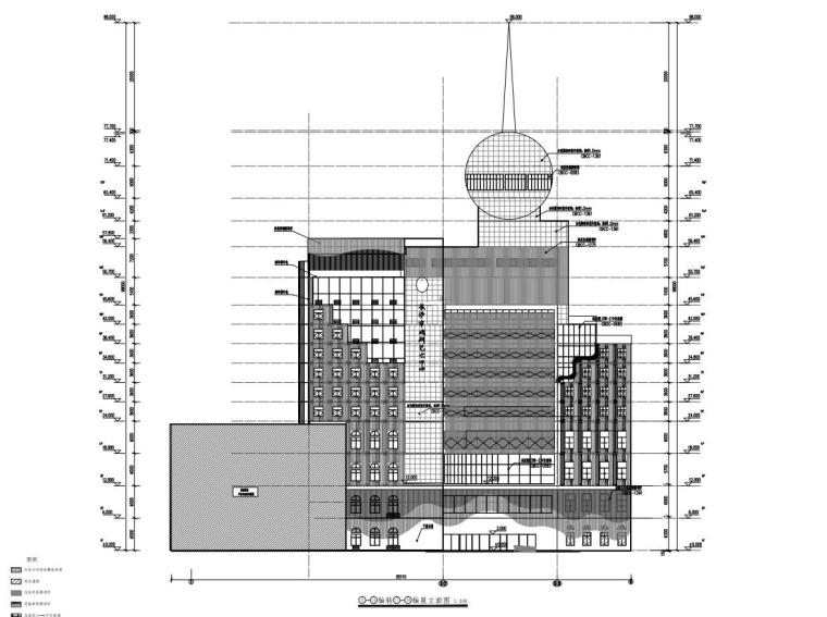 阶梯演播厅施工图资料下载-[长沙]戏剧艺术中心设计施工图PDF2020
