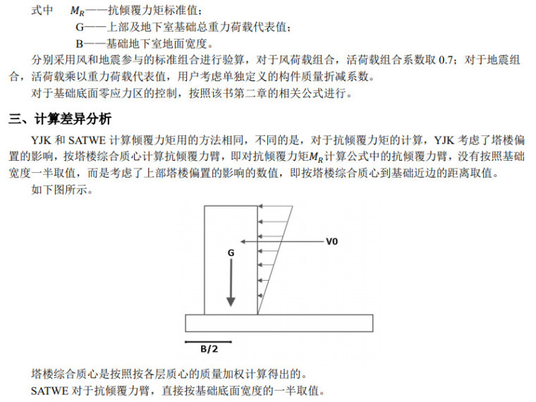 挡墙抗倾覆资料下载-抗倾覆力矩计算差异分析PDF