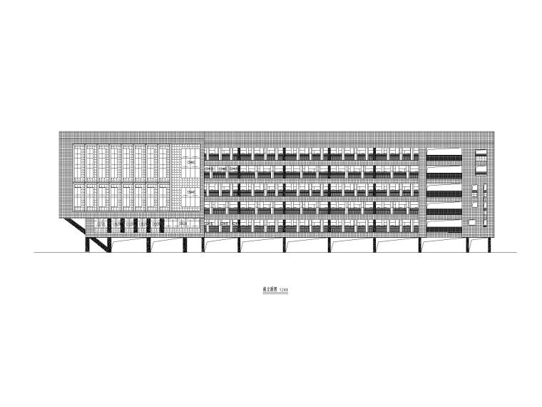 2021植物设计施工图资料下载-[湖南]小学建筑设计施工图CAD2021