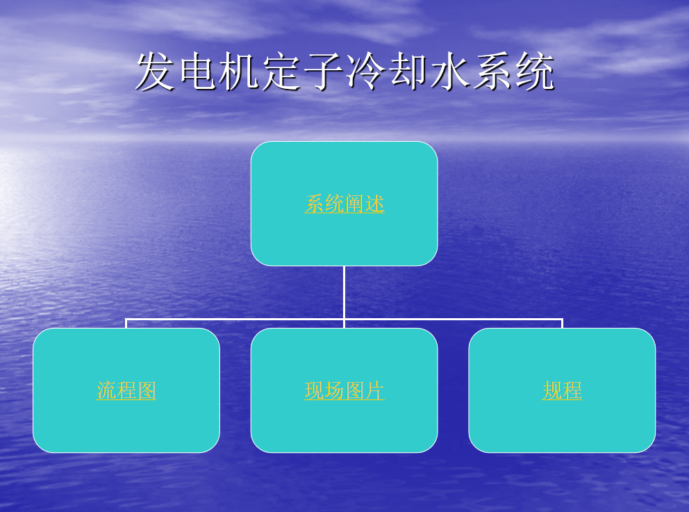 发电机定子冷却水系统 37页