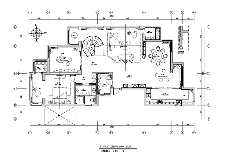 跃层建筑资料下载-现代豪宅283m²跃层住宅装修深化施工图2020