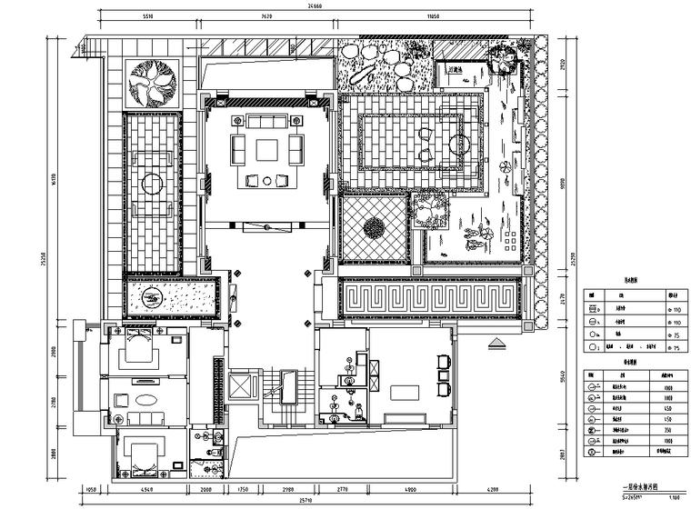 [广东]天鹅湖新中式别墅高清效果图+施工图_7
