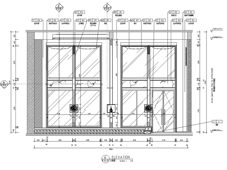 [广东]天鹅湖新中式别墅高清效果图+施工图_10