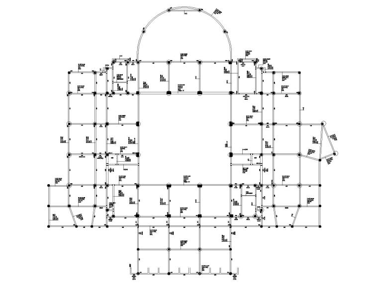 3层综合楼框架结构施工图资料下载-5层框架结构综合楼结构施工图