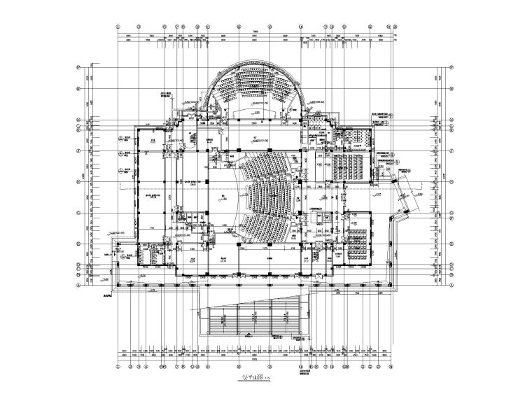 [贵州]报告厅综合楼施工图设计CAD2019_2