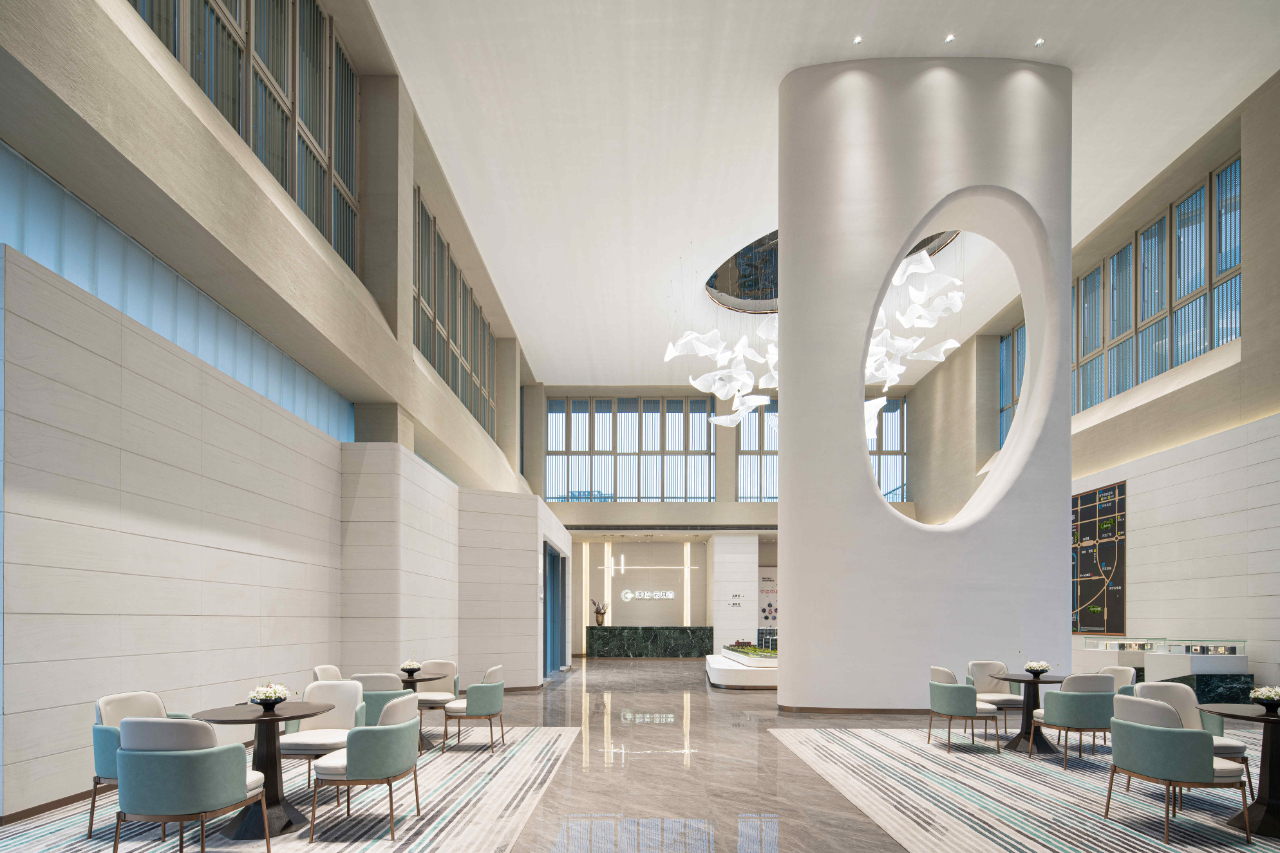 泽信·云月湾售楼处-商业展示空间设计案例-筑龙室内设计论坛