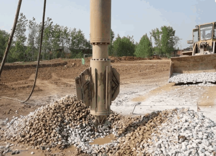 碎石土技术资料下载-软土路基碎石桩处理施工检验批质量检验记录