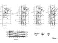 地下五层汽车坡道平面图剖面图2020