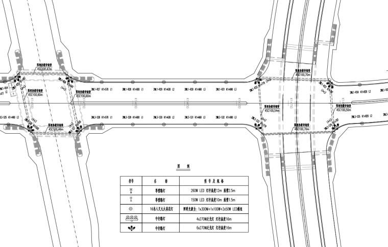 双洞八车道公路隧道施工图资料下载-双向八车道施工图-电力、管综、照明