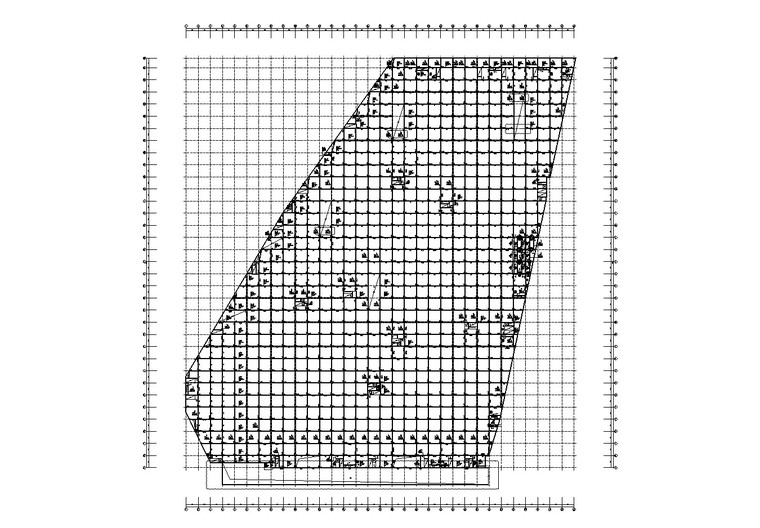 居住区地下二层车库资料下载-地下二层剪力墙结构车库结构施工图