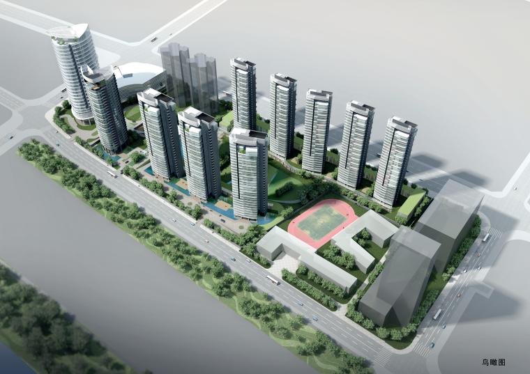 2019上海建筑资料下载-[上海]现代高层豪宅住宅模型SU2019