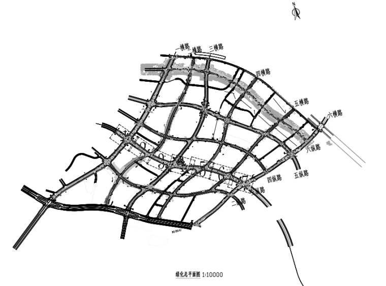 工程道路设计说明资料下载-某市政道路及配套工程绿化设计施工图2020