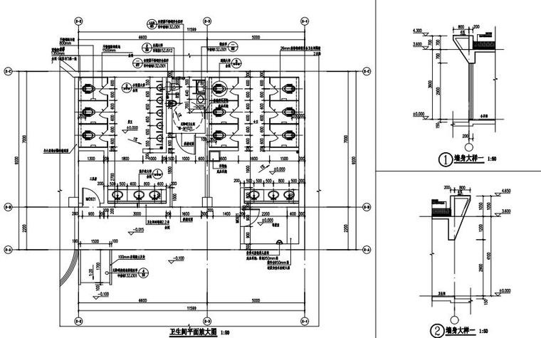 栈桥南北入口建筑图