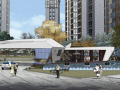 中式客家住宅景观设计SU模型