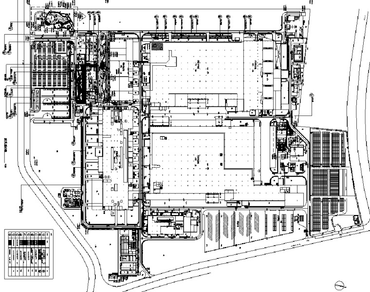 新能源厂房施工图资料下载-广东办公新能源汽车厂房景观全套施工图设计